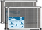 Yoochee expandable window screen frame shows sturdy aluminum construction for lasting fit.
