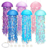 Yorr mermaid jellyfish lanterns float for sea-themed parties.