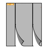 Yotache magnetic screen door for double-door setup, easy passage with bugs kept out
