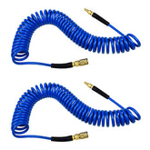 YOTOO self-coiling air hose keeps your workspace tidy and tangle-free.