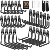 YouthZeal 30-pack large U-hooks secure heavy gear in the garage with anti-slip coating