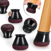 YOZON chair leg protector with reinforced cup pad shields hardwood floors from scratches.