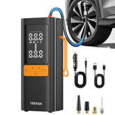 YSEAGA tire inflator with digital display for precise pressure control