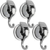 YSSILADI suction cup hooks on bathroom wall securely hold towels without drilling