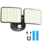 YTKIH rechargeable outdoor light 2500lm mode brightens garage paths efficiently.