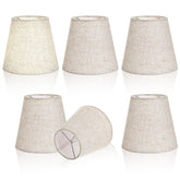 Yuanan linen small lampshade clip-on for soft, cozy lighting in any room.