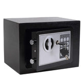 Yuanshikj electronic deluxe digital safe box front view shows compact home security.