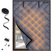 YUJUNHMZZ window insulation blanket on window reduces drafts and keeps indoors cozy