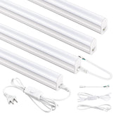 YULINKCO 4FT LED shop light assembly demonstrates secure mounting and bright visibility for workshops.