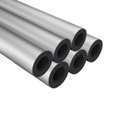 YUNFOOK pipe insulation foam tube around an AC unit pipe for heat loss reduction
