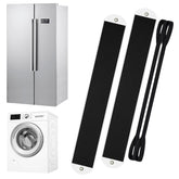 Yunihome appliance sliders move a refrigerator smoothly on hardwood floor