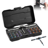 Yunniviva 24in1 magnetic screwdriver set ready for versatile home repairs