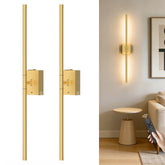 Yurnero battery operated wall sconces pair front view for ambient lighting