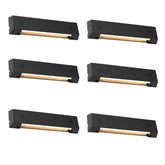 YUTCY 6-pack LED landscape light on wall mount; safe, energy-efficient illumination for outdoors