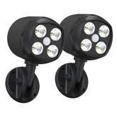 Yuyotrre motion sensor outdoor light front view with bright 600lm output for security