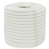 YUZENET braided cotton rope close-up shows natural softness ideal for crafts.