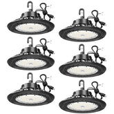 YXL 240W UFO high bay light delivers 36000 lm for large workspaces.