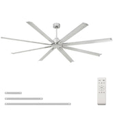 YYEHON 96-inch ceiling fan with aluminum blades for stable airflow in large spaces.