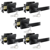 YYTDZSW matte black door handle with sleek look and smooth grip for interiors