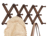 YZSFMZGE accordion wall hanger with 14 hooks for clutter-free entryways