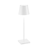Zafferano Poldina Pro lamp front view highlights sleek indoor design for modern spaces.