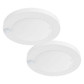 ZAGO LED 6-inch closet light with PIR motion detects movement for hands-free lighting.
