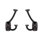 ZAUYX large wall double-sided hook design for space saving and organized entryways.