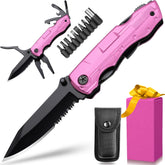 ZAVIT P-ink multitool knife with bottle opener for outdoor quick fixes.