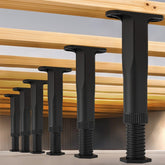 Zefphxs bed-frame legs with adjustable height prevent sag on uneven floors