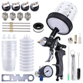 Zeinlenx HVLP spray gun aluminum body for durable, comfortable painting sessions.