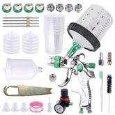 Zeinlenx HVLP spray gun front view for smooth automotive finishes