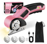 Zeleki cordless electric scissors with 4V cutting unit for fast cardboard cuts.