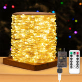 ZELUXDOT fairy lights 100ft for outdoor tree wrapping and ambient décor.