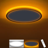 Zemty 12-inch LED ceiling light with flush mount for bright living spaces