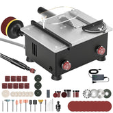 Zericuf Mini Table Saw with 6mm tabletop provides stable support for precise cuts.