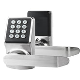 ZEVAWAY keyless entry lock with handle for secure home access