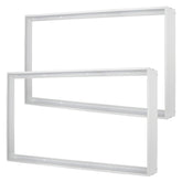 Zevnico 4x2ft frame assembly for quick ceiling installation.