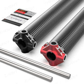 ZhenT garage door torsion springs 2in pair ready for replacement on standard doors