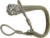 ZhouQiTOOL wire and cable mesh pulling grip double-head front view on site