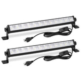 ZHPINGMX 2-pack 24W shop light on cord for easy garage lighting.