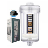 ZHYUUAX 1-micron filter core showing deep filtration for laundry water.