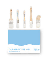 Zibra round 1-inch brush for precise edge detail and control