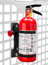 ZIDIYORUO MOLLE panel fire extinguisher mount shown for fast roadside access