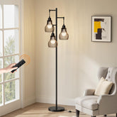 Ziisee dimmable floor lamp with remote control enhances ambient lighting in any living space