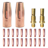 Zinger 0.030 inch MIG tip for precise feed and stable arc