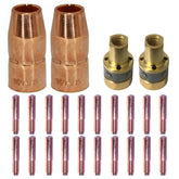 Zinger MIG contact tip 0.030 for Millermatic/M-15 and Hobart H-9/H-10 enables smoother wire feed