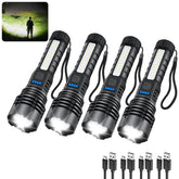 ZioeYiue rechargeable flashlight high-lumens for home and outdoor use.