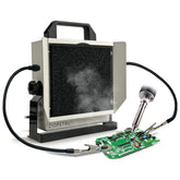 Ziopetru solder fume extractor with a sturdy metal shell for durable, quiet operation.