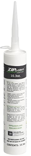 ZIP System Liquid Flash cartridge shown, ready for sealing 10.3 oz with durable weather resistance.