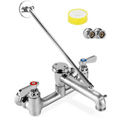 ZKDAUSDO commercial mop faucet with vacuum breaker spout for backflow protection